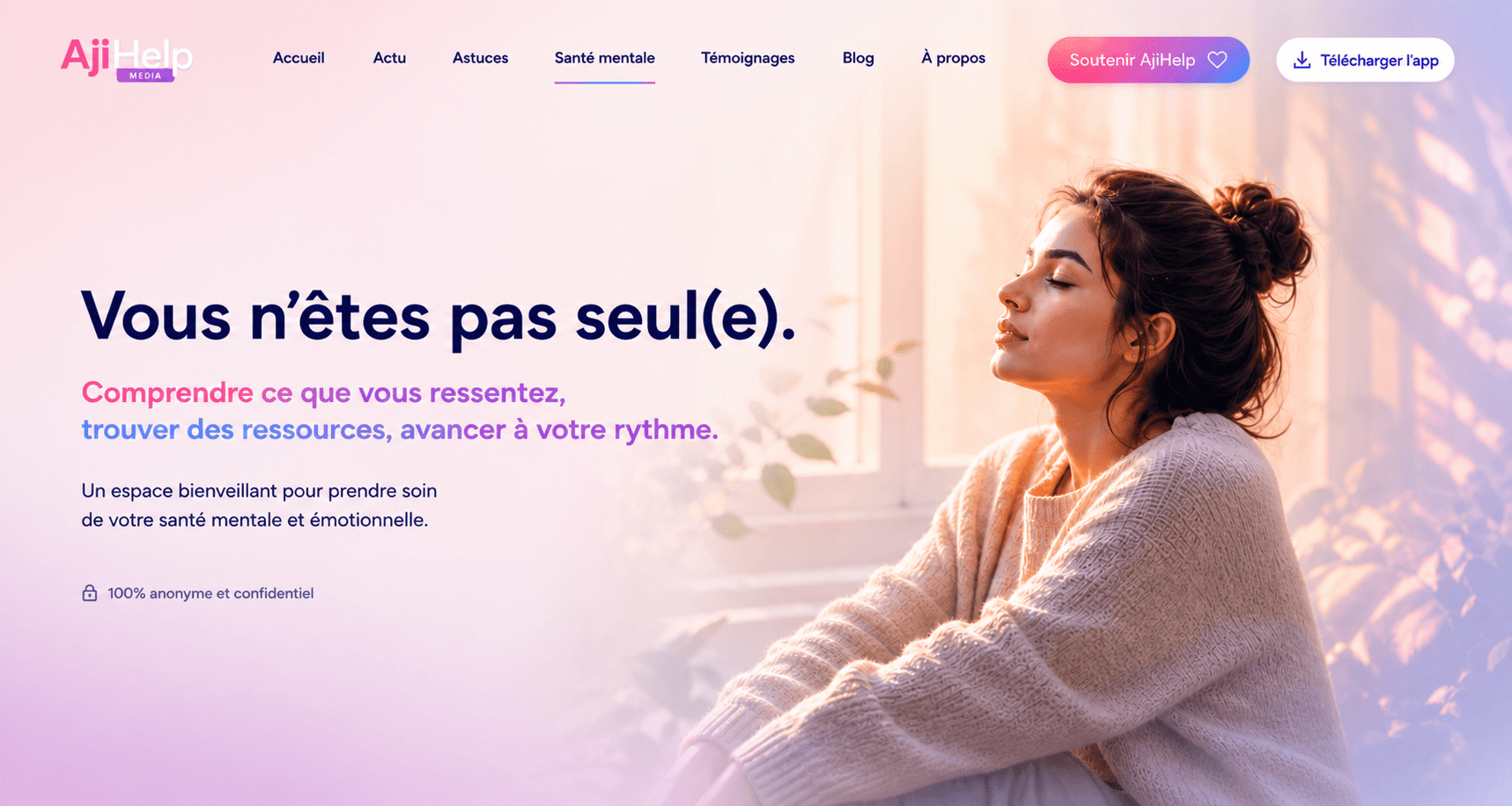 Santé mentale — Vous n'êtes pas seul(e)